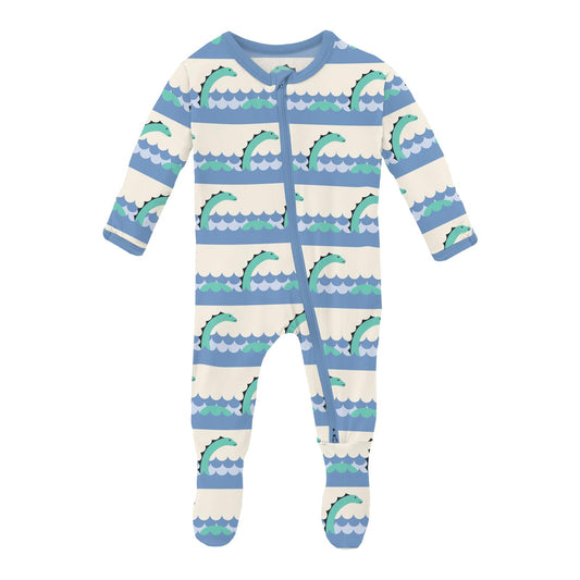 Natural Sea Monster Footie