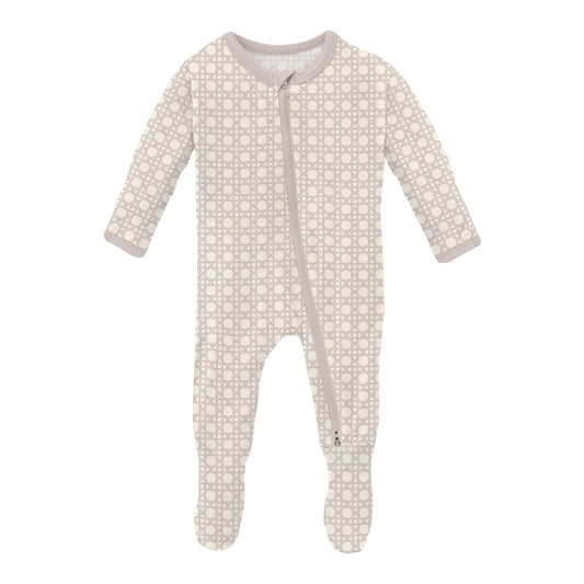 Latte Wicker Footie