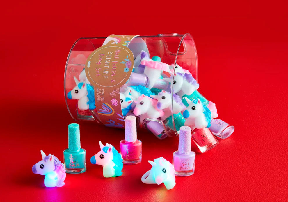 Unicorn Nail Polish & Ring Set