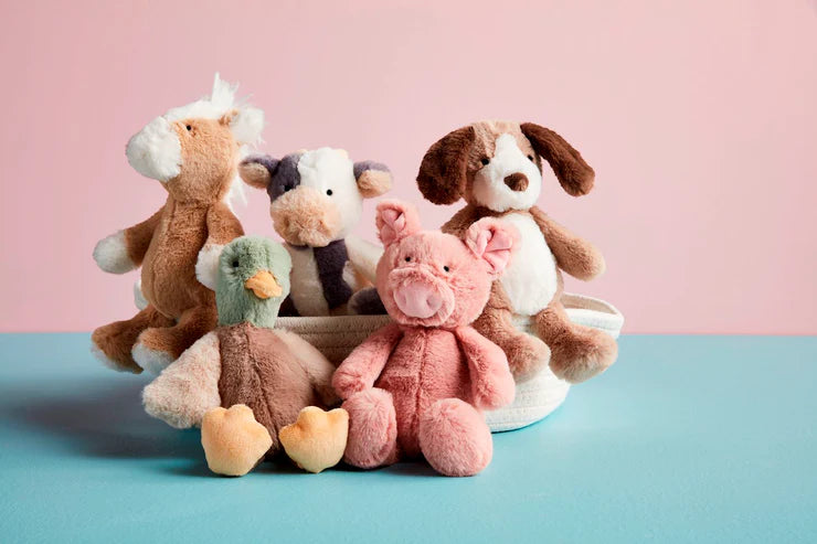 Farm Plush Rattles