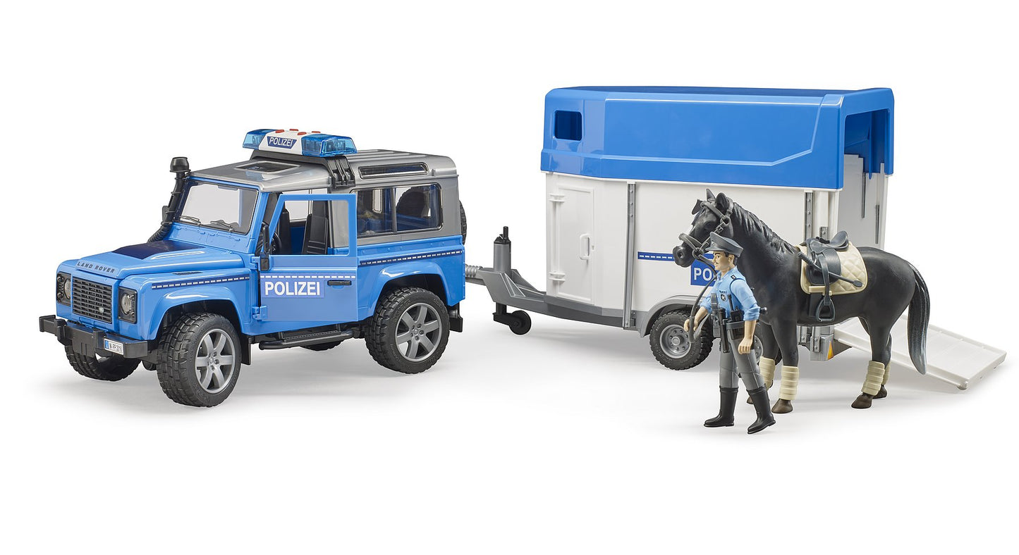 Land Rover Defender Police & Horse Trailer