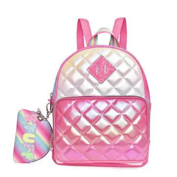 Quilted Backpack & Stuff Coin Purse