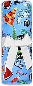 Merry Rex-Mas Plush Blanket