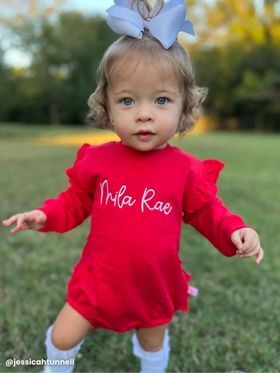 Red Sweatshirt Bubble