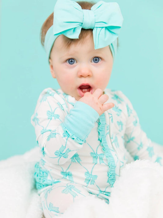 Teal Fairytale Bows Convertible