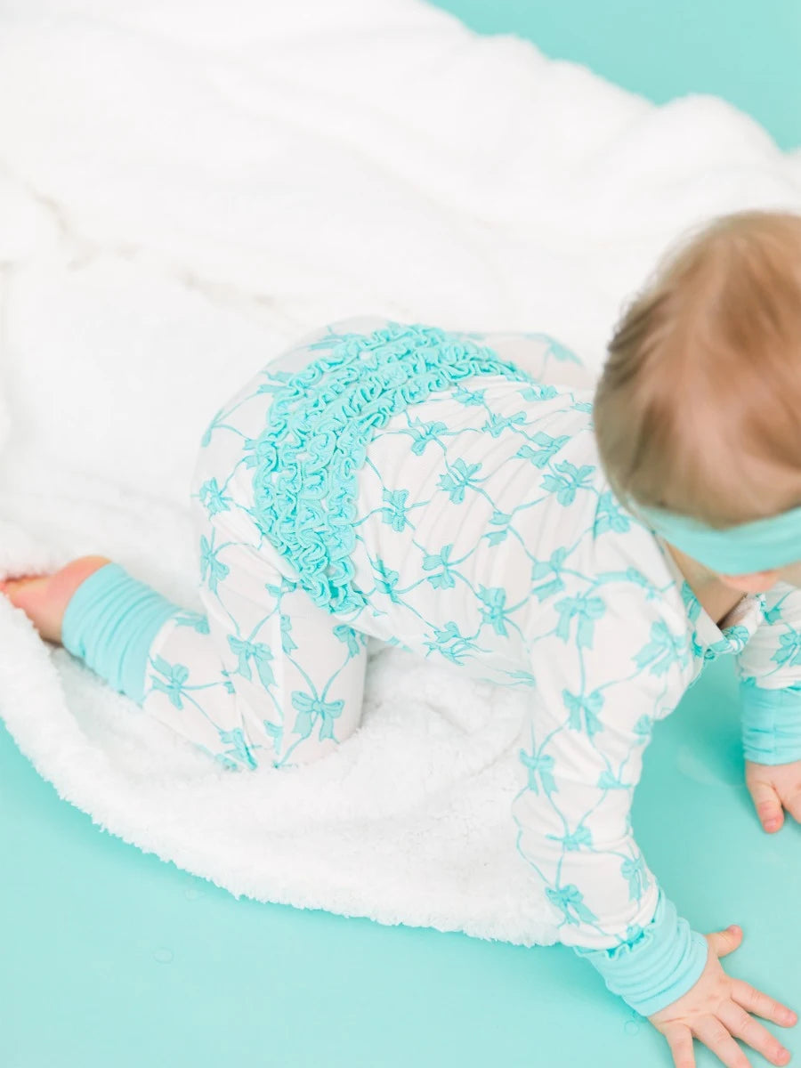Teal Fairytale Bows Convertible