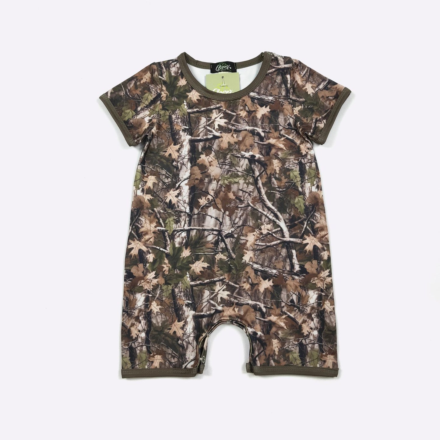 Woody Camo Boy Romper
