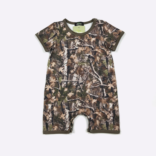 Woody Camo Boy Romper