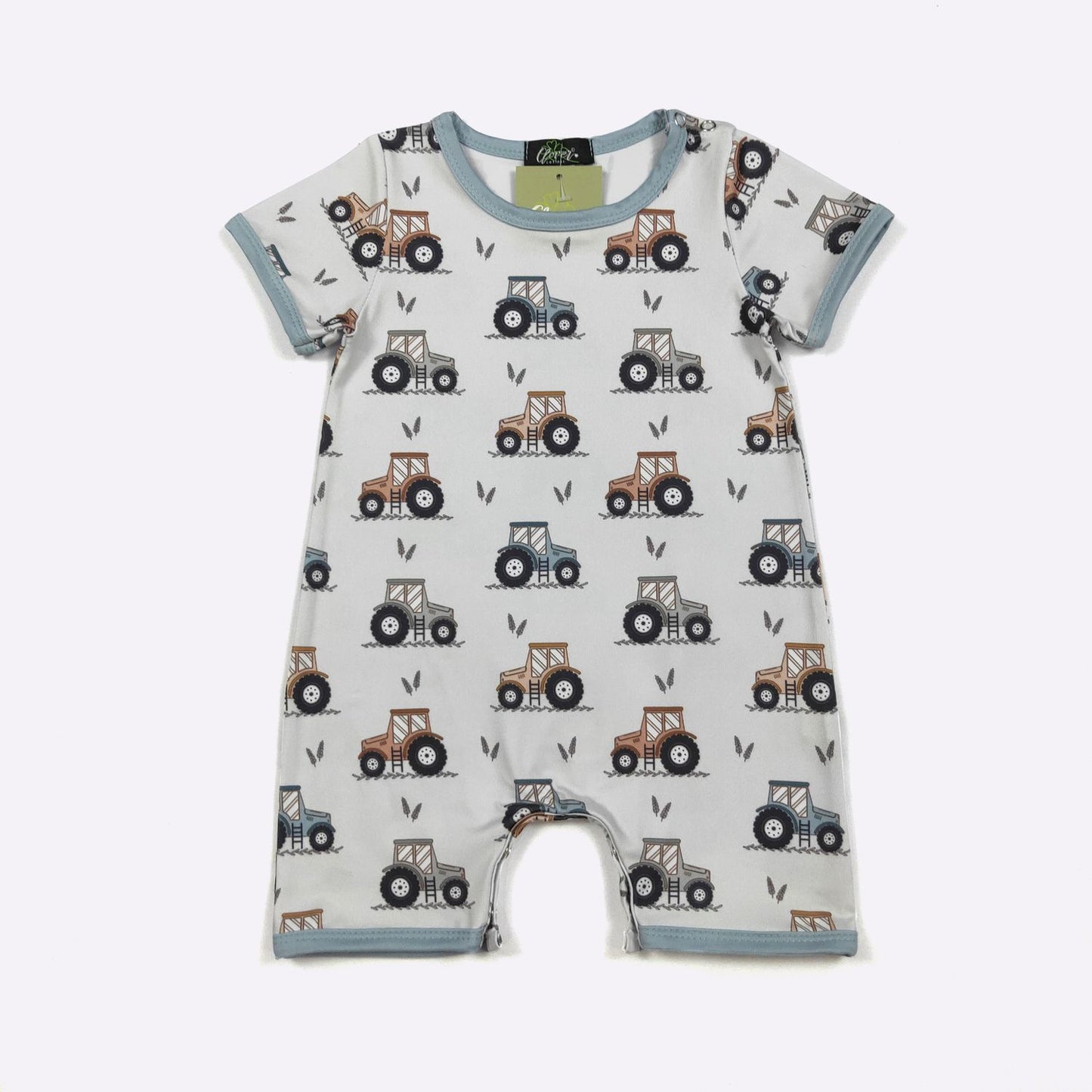 Tiny Tractor Boy Romper