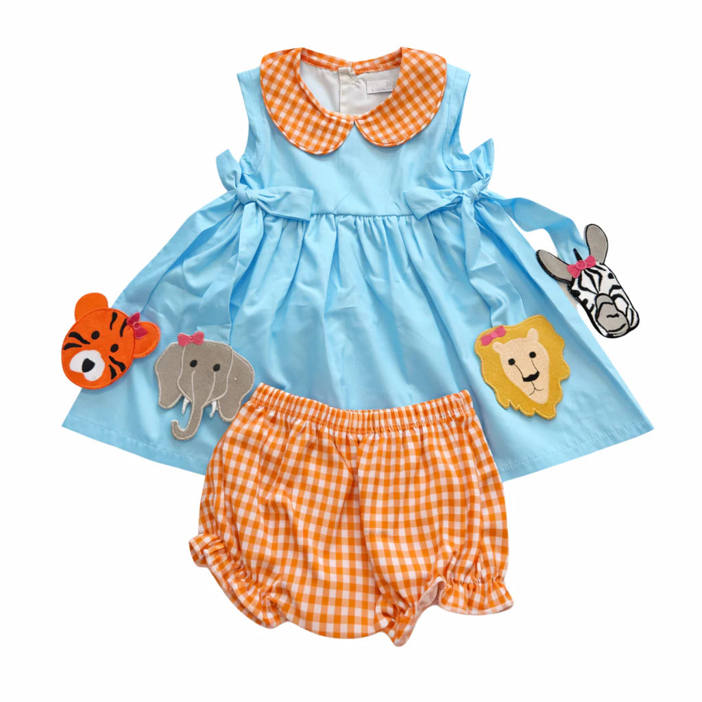 Zoo Animal Side Tag Bloomer