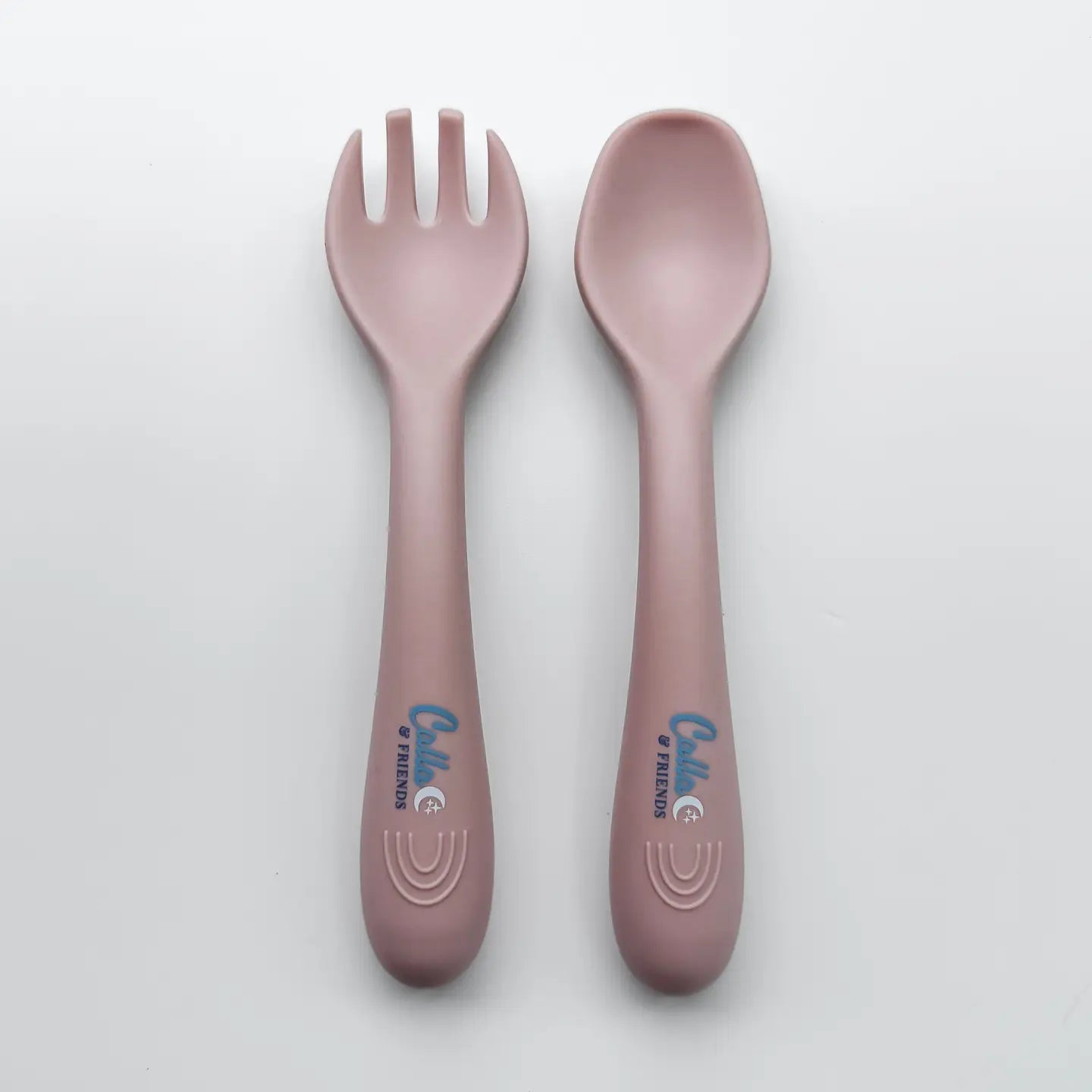 Petal Pink My First Silicone Utensils