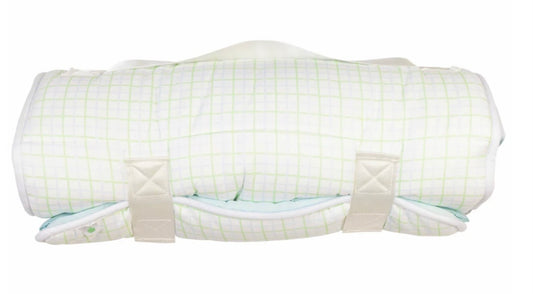 Blue/Green Windowpane Nap Mat
