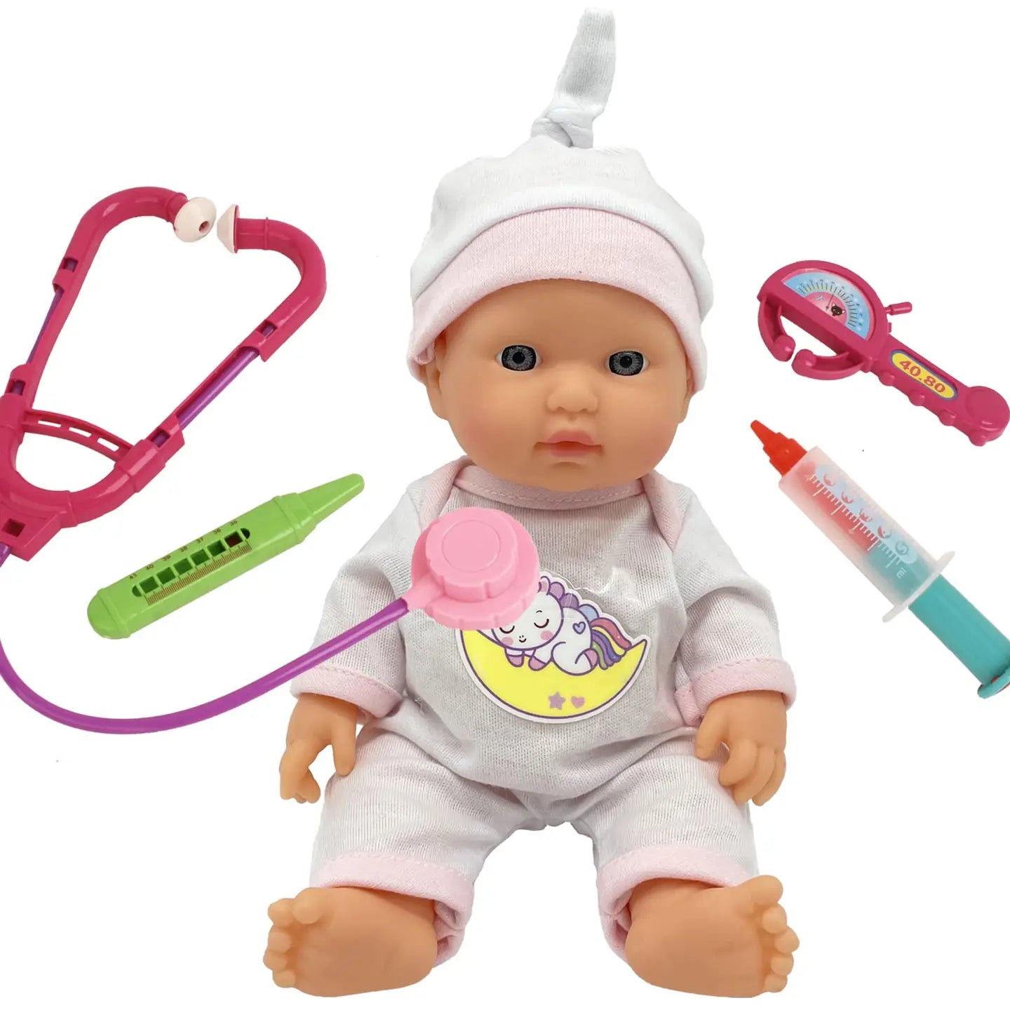 10" Baby Doll Doctor Set