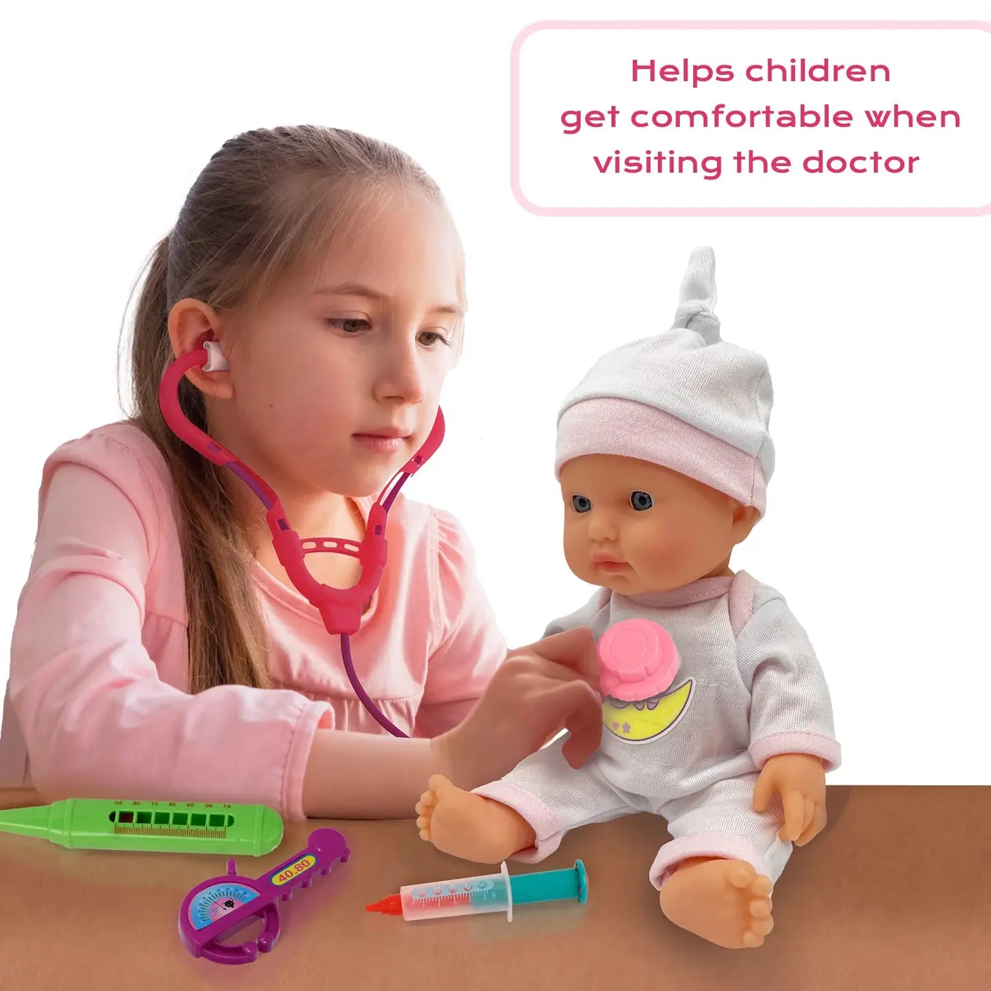 10" Baby Doll Doctor Set