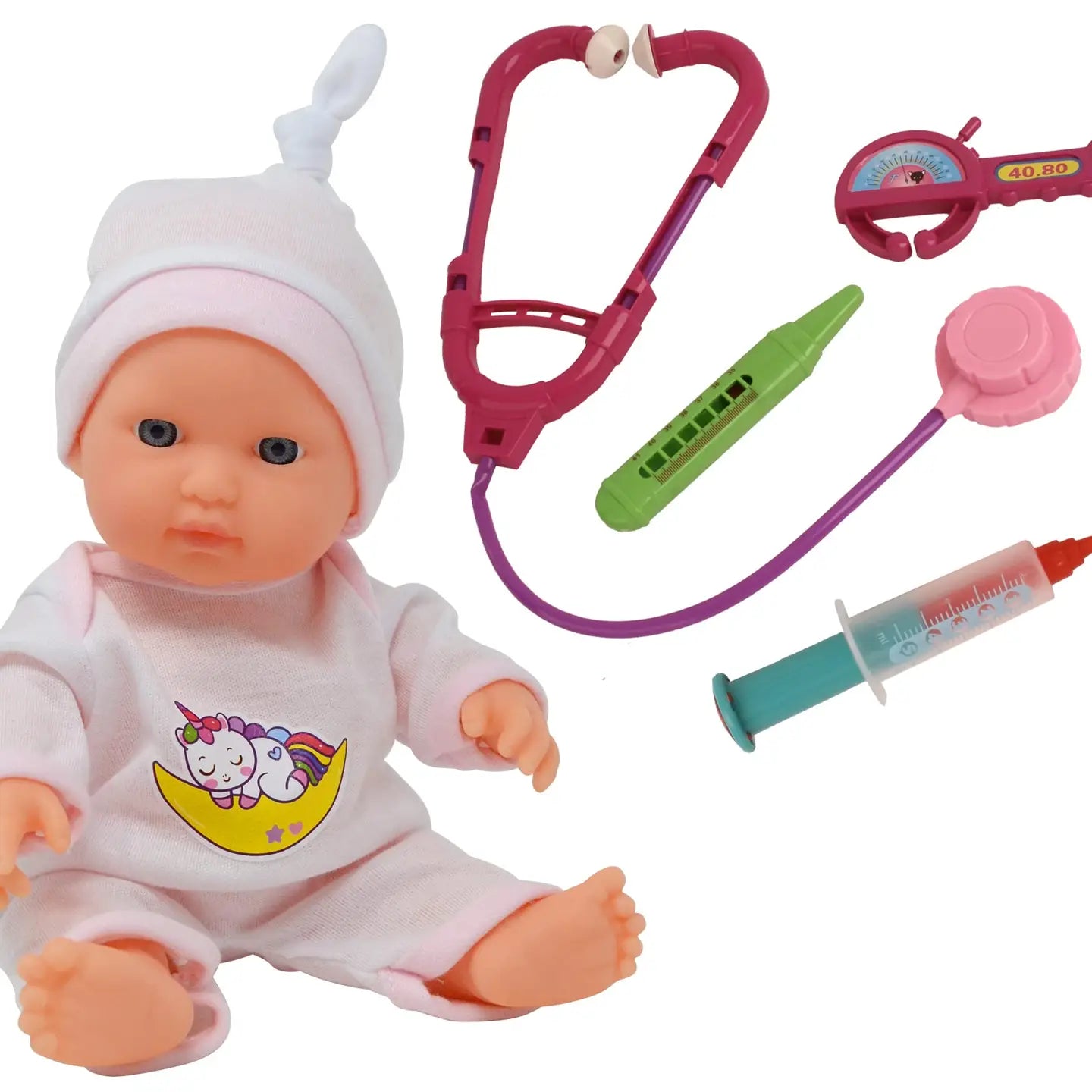 10" Baby Doll Doctor Set