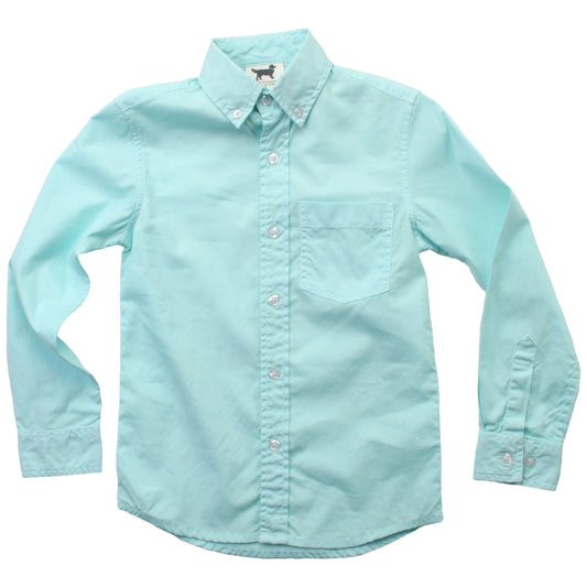 Lite Green LS Oxford Button Up