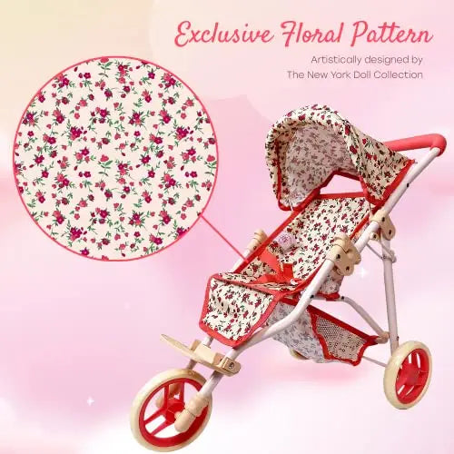 Floral Jogging Stroller