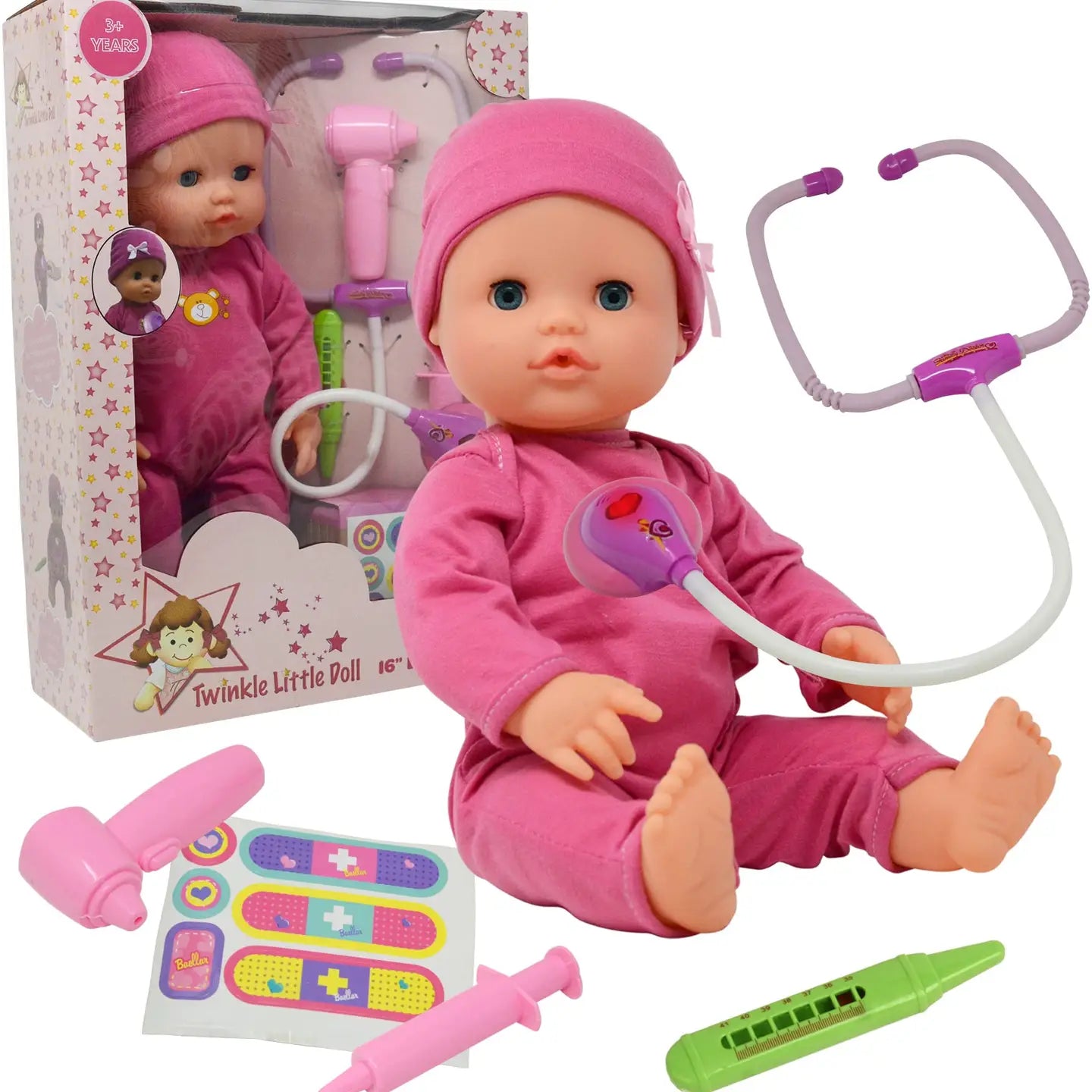 16” Baby Doll Doctor Kit