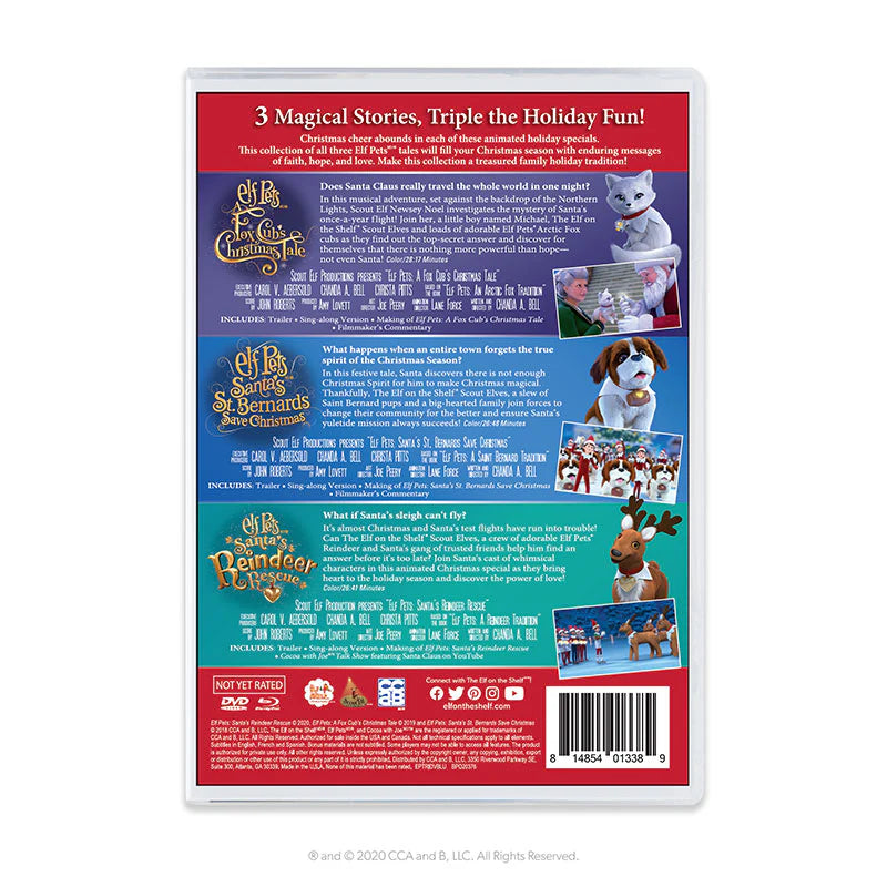 Elf Pets® Tri-Pack Blu-ray/DVD