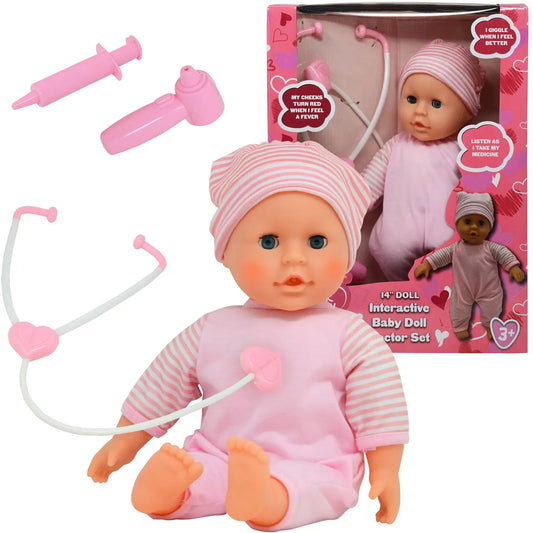 Talking Baby Doll Doctor Set