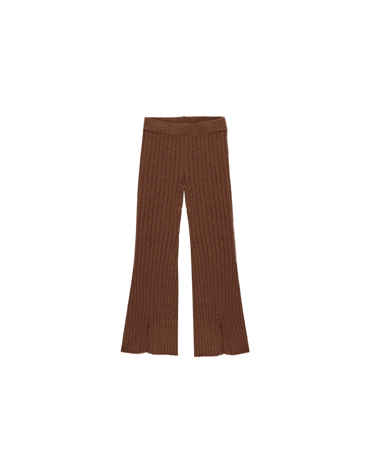 Brown Flare Knit Pant