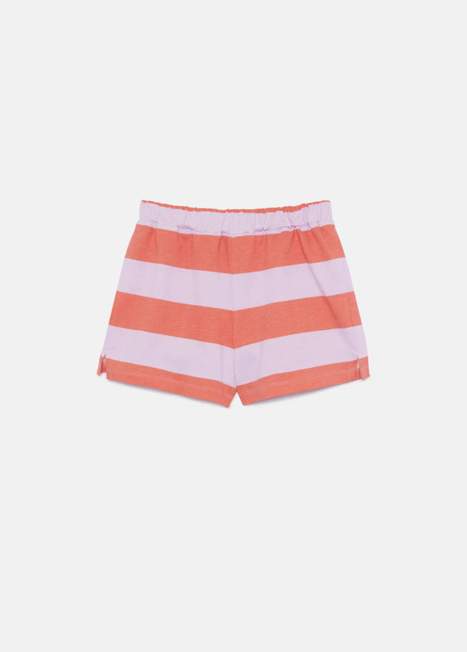 Purple/Orange Stripe Shorts