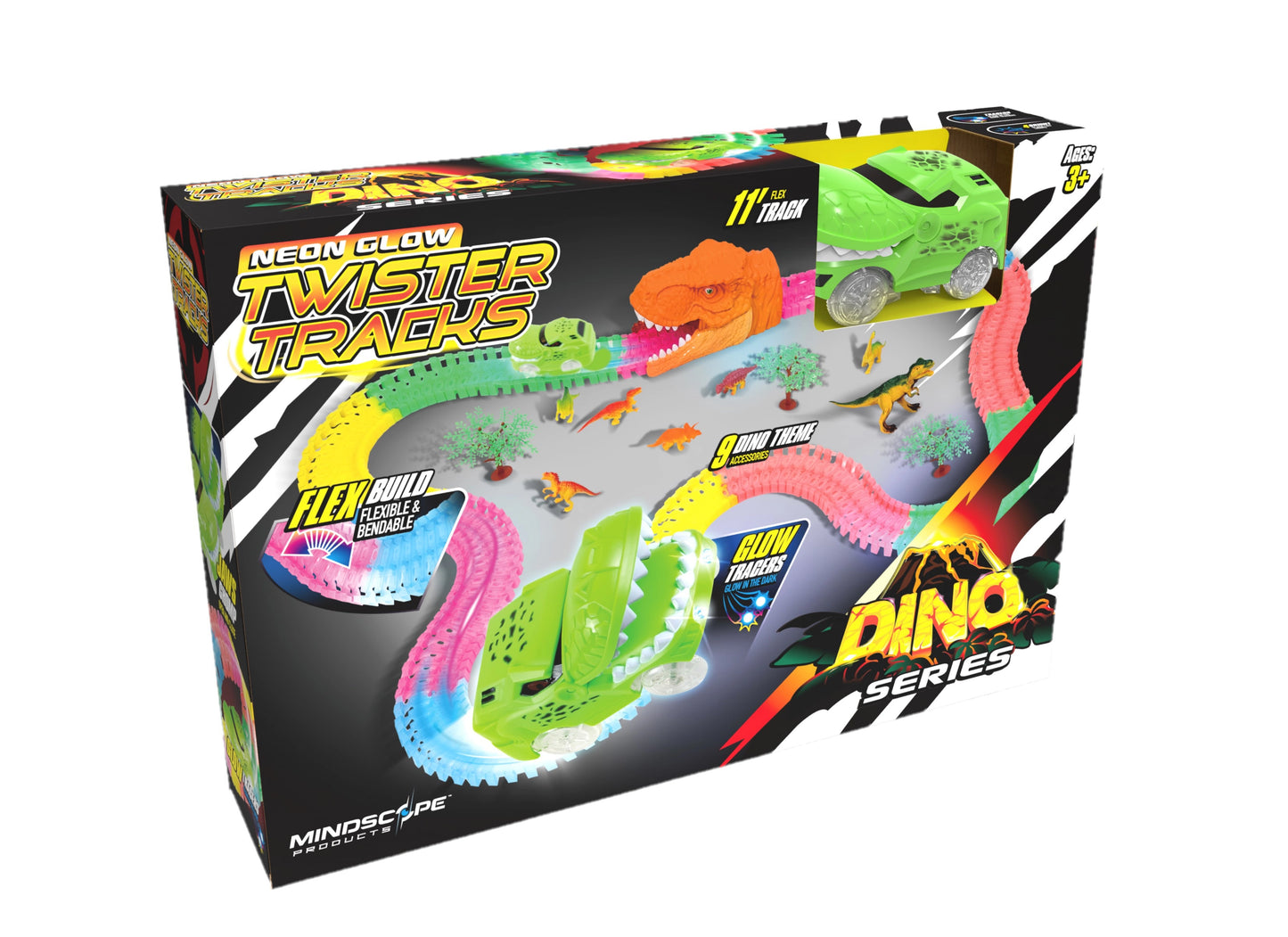 Neon Glow Twister Tracks Dino Series