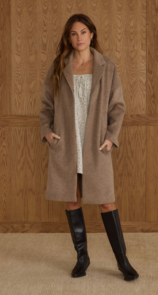 Camel Presley Longline Coat