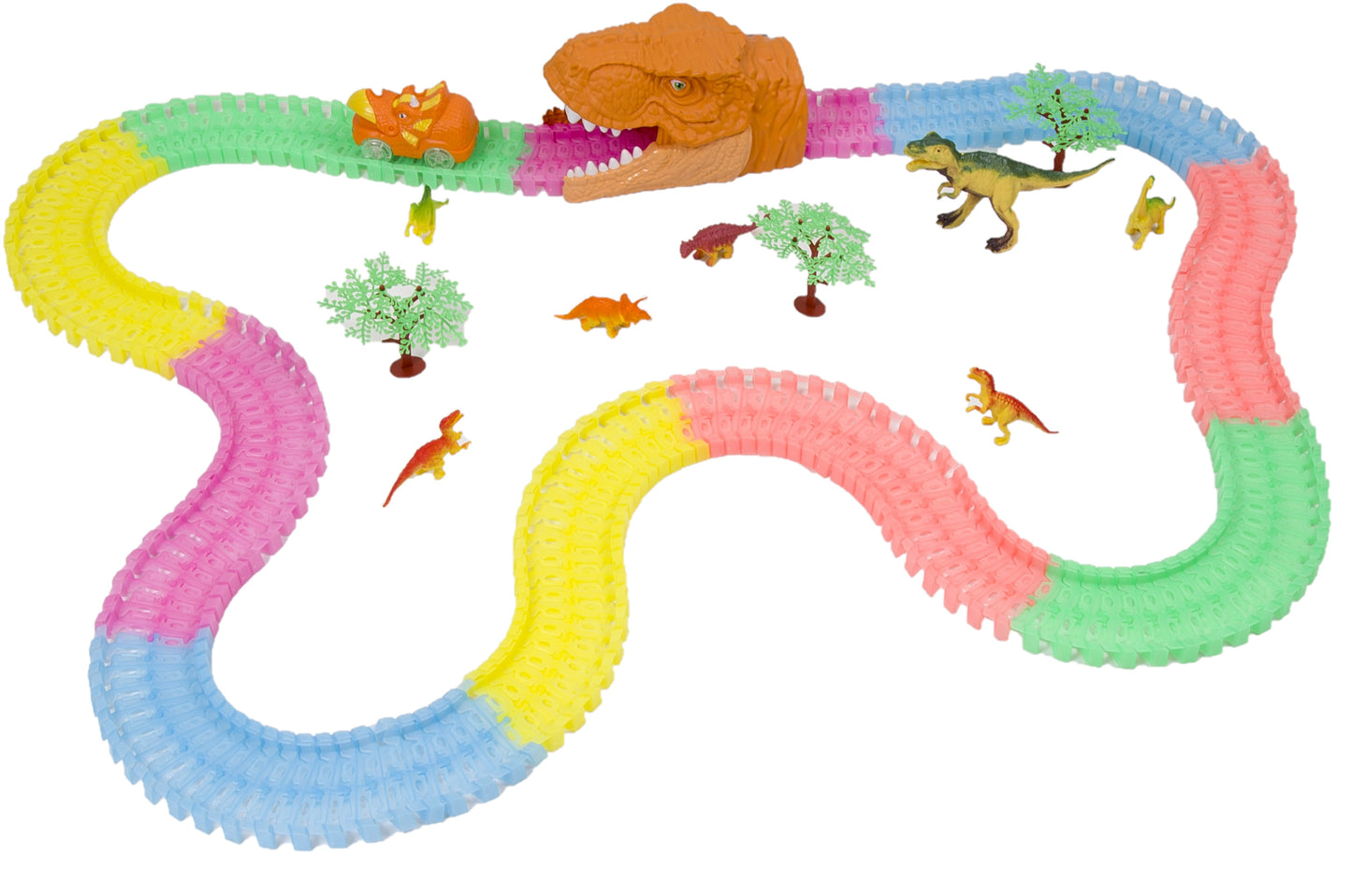 Neon Glow Twister Tracks Dino Series