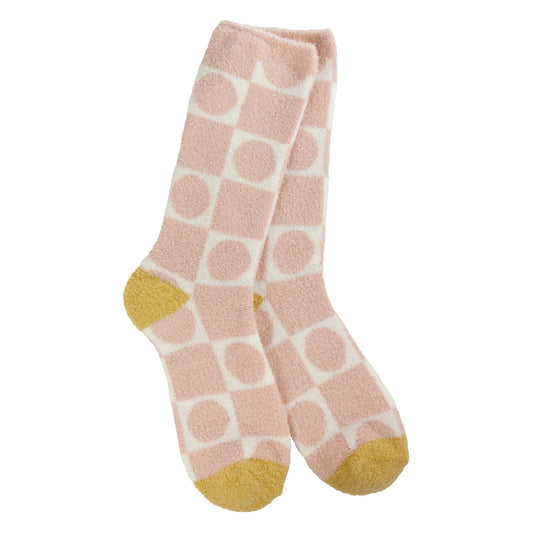 Light Pink Shape Fuzzy Socks