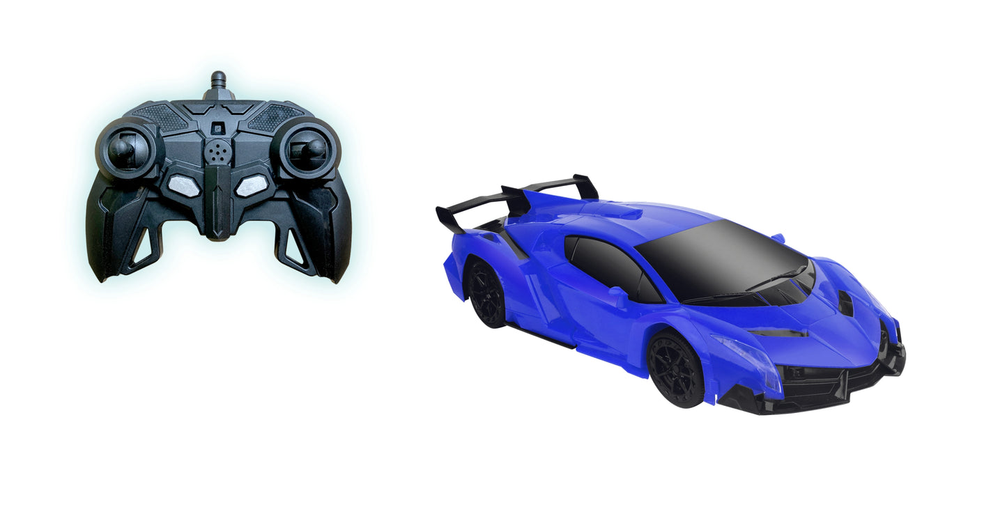 Turbo Twister Morpher Blue Remote Control Car Toy