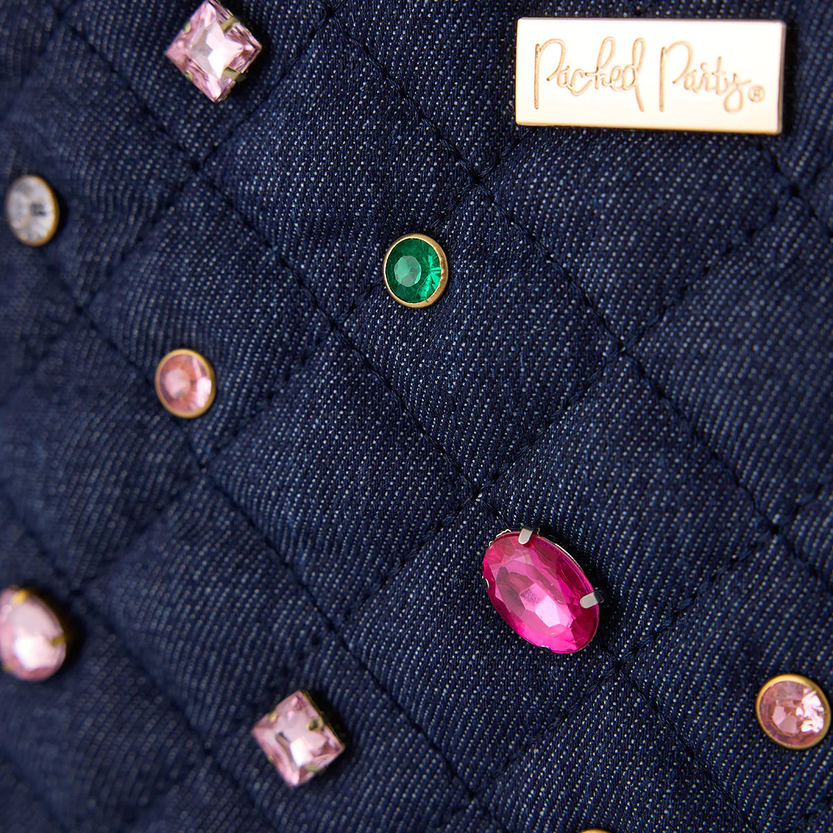 Bejeweled Quilted Lunchbox