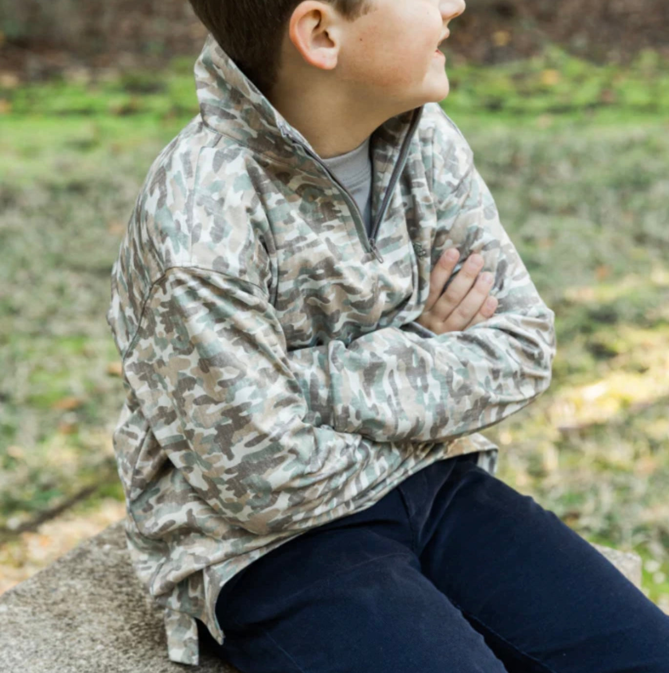 Performance Half Zip - Camo