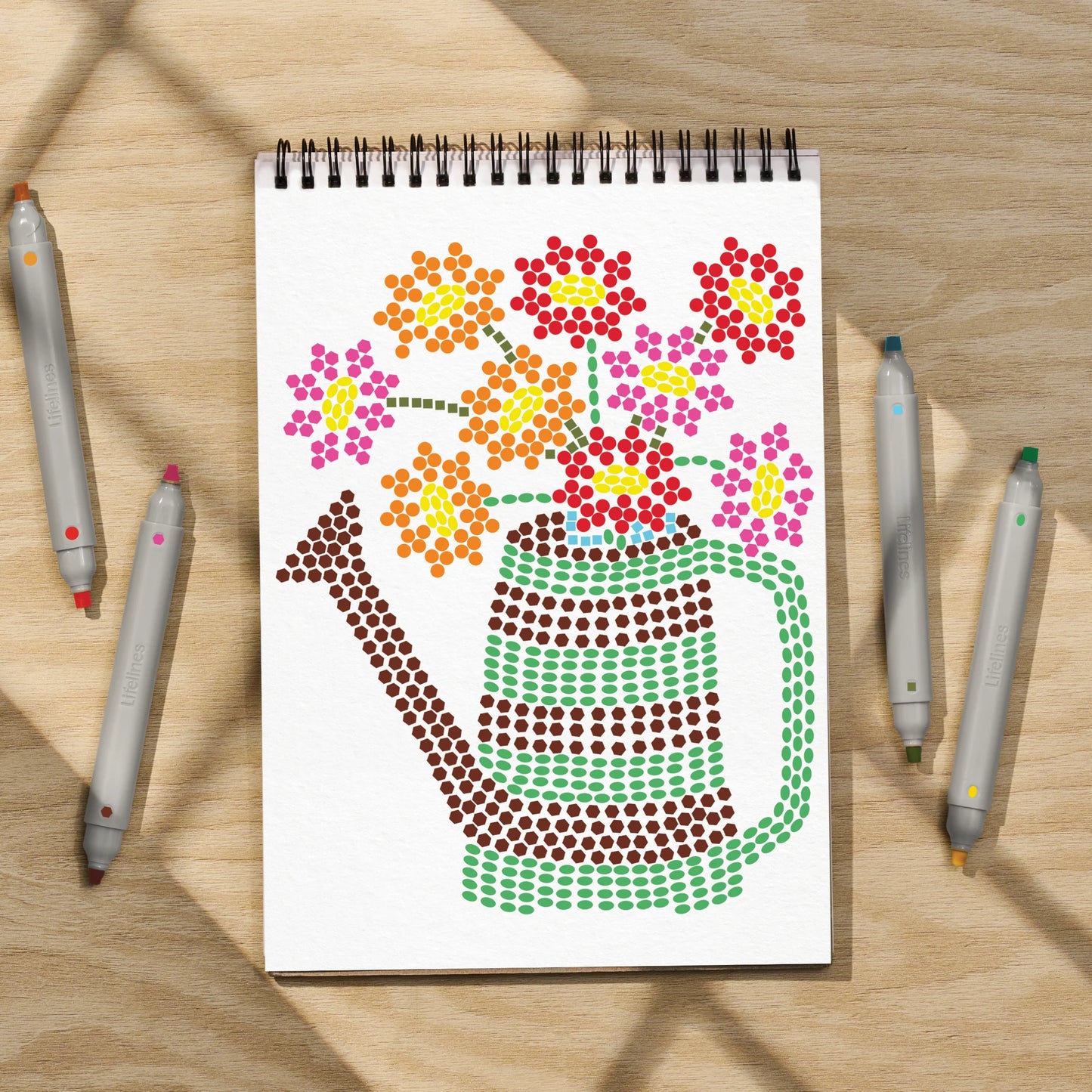 FlowArt: Stamp By Shape The Secret Garden