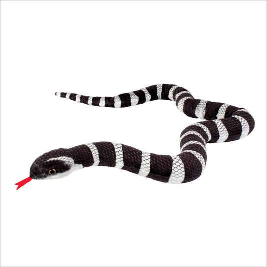 60” Black & Gray Curved Snake