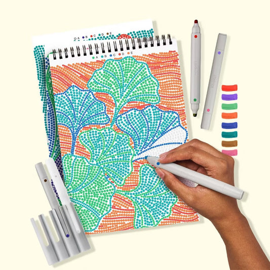FlowArt: Dot-By-Letter Botanicals