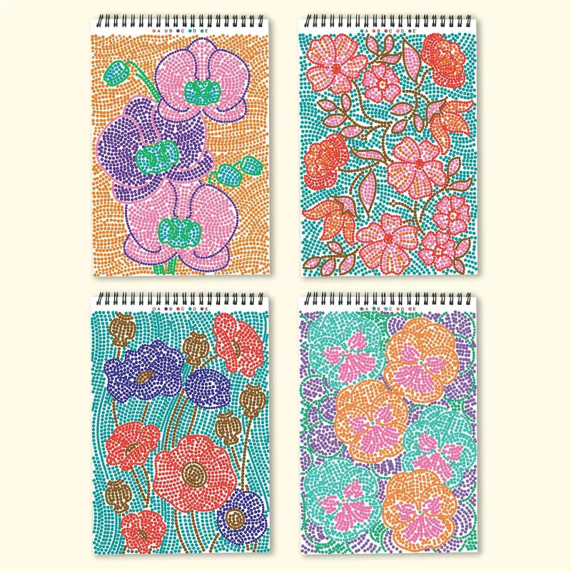 FlowArt: Dot-By-Letter Botanicals