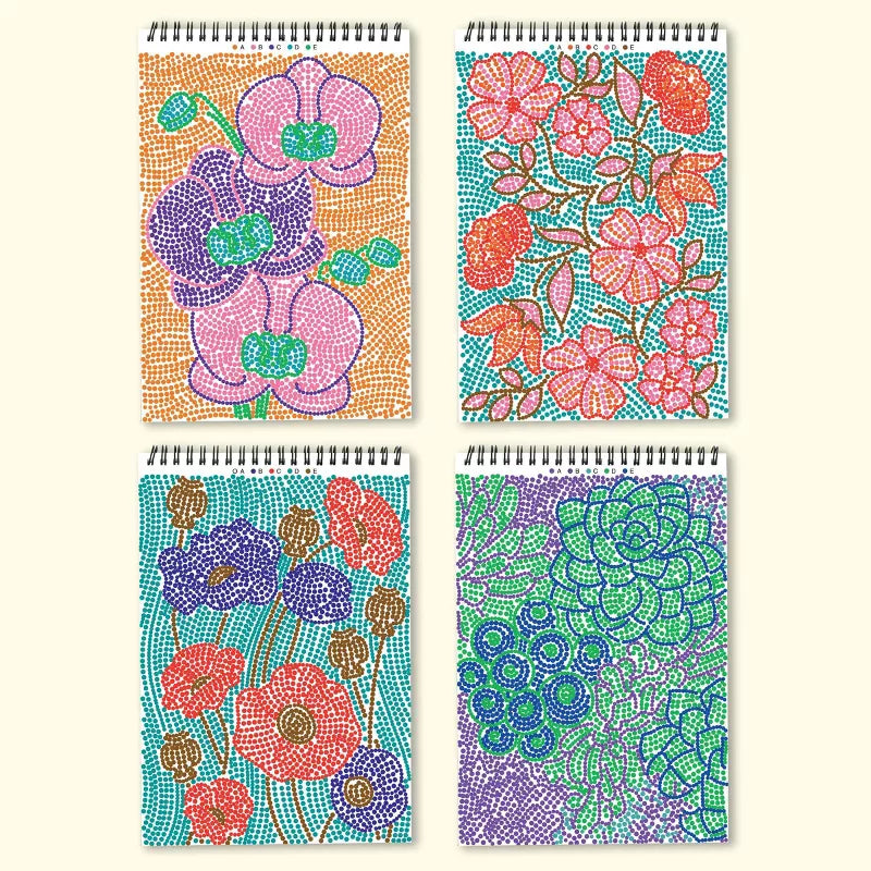 FlowArt: Dot-By-Letter Botanicals