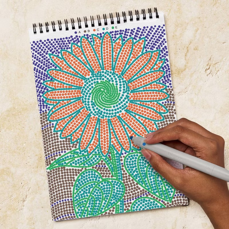FlowArt: Dot-By-Letter Botanicals
