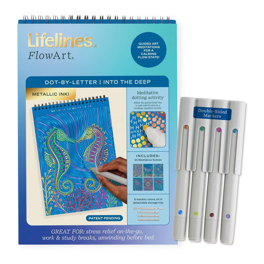 FlowArt: Dot-By-Letter Into the Deep Metallic ink