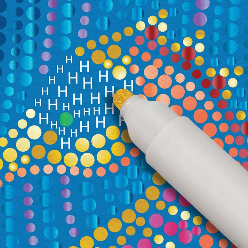FlowArt: Dot-By-Letter Into the Deep Metallic ink