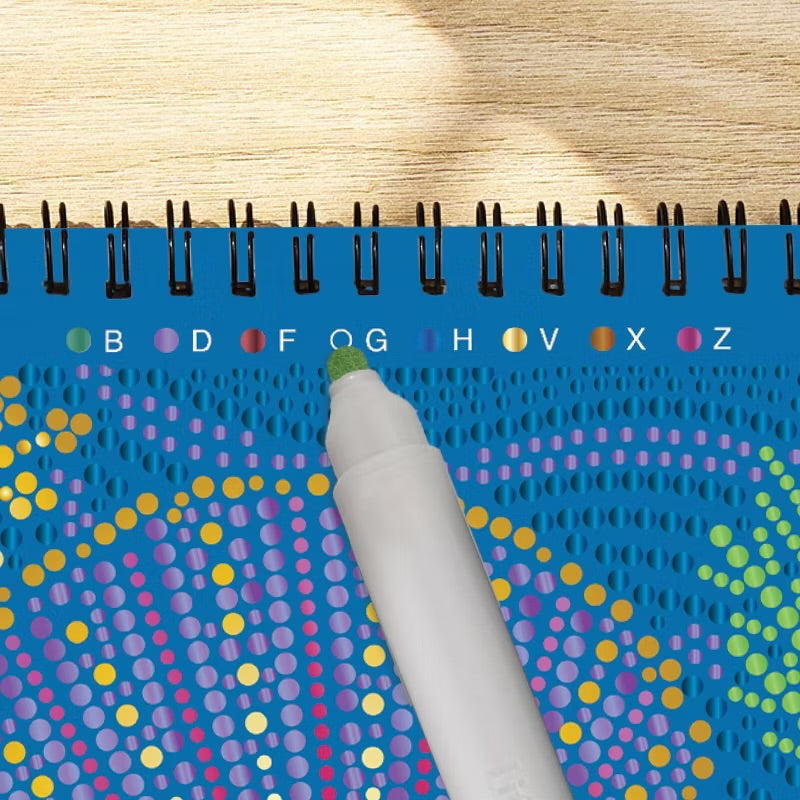 FlowArt: Dot-By-Letter Into the Deep Metallic ink