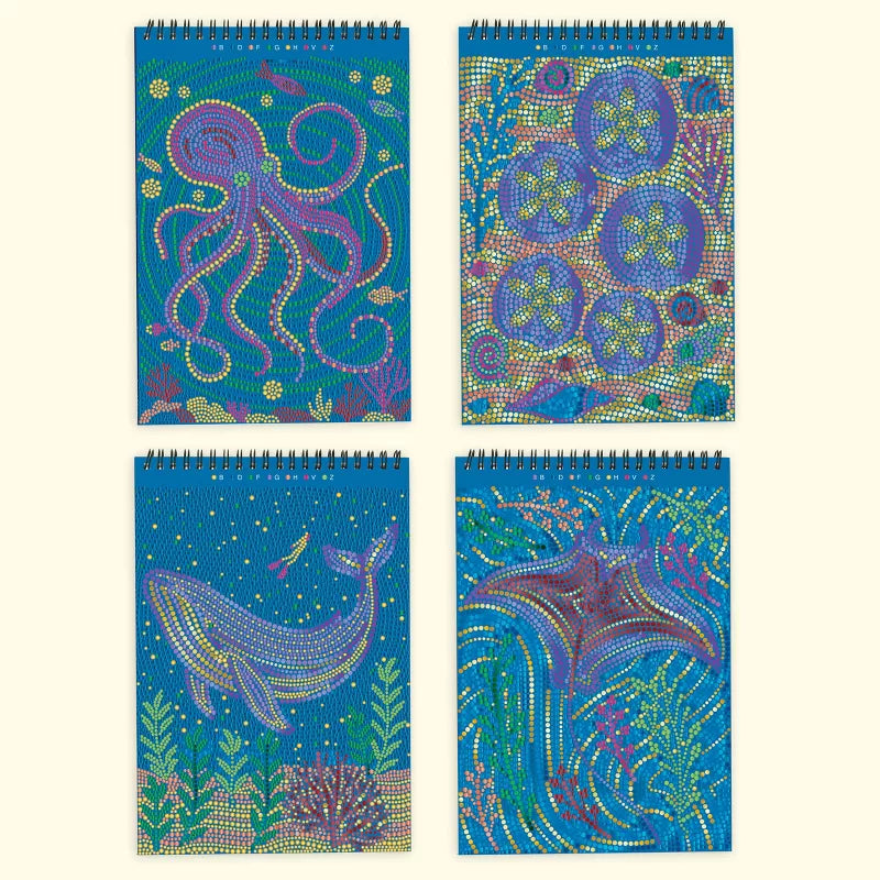 FlowArt: Dot-By-Letter Into the Deep Metallic ink