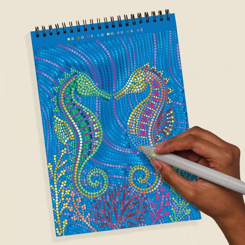 FlowArt: Dot-By-Letter Into the Deep Metallic ink
