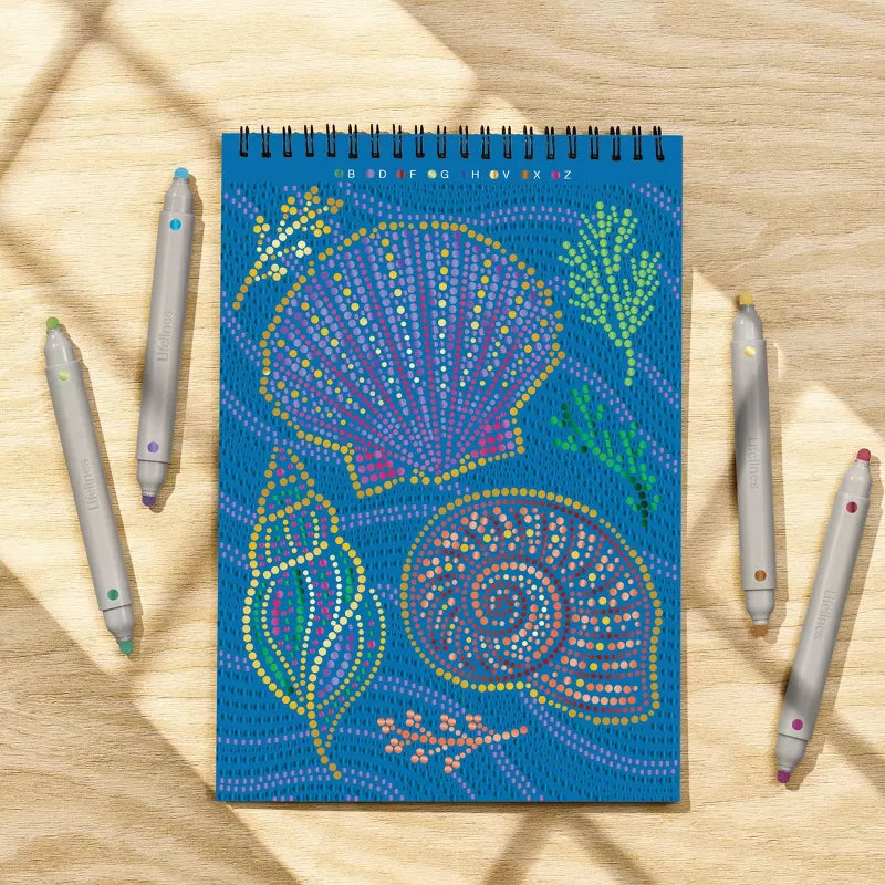 FlowArt: Dot-By-Letter Into the Deep Metallic ink