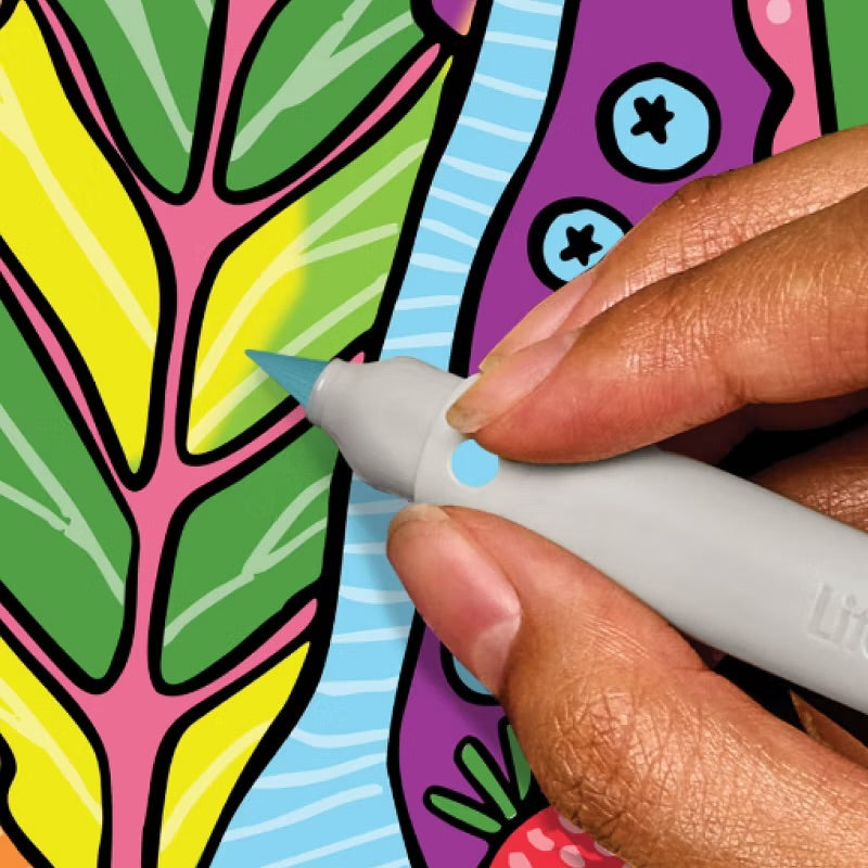 FlowArt: Hidden Patterns Color-to-Reveal Foody Fun