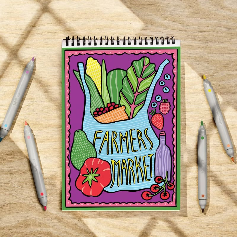 FlowArt: Hidden Patterns Color-to-Reveal Foody Fun