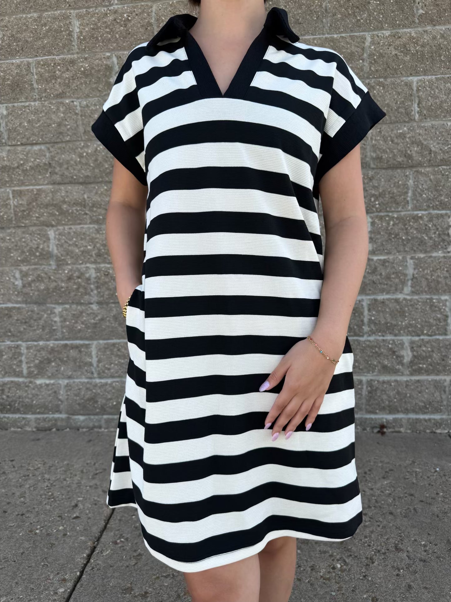 Sabrina Stripe Dress