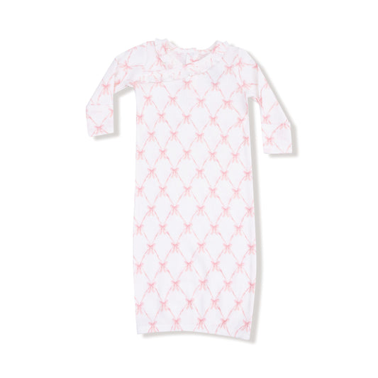 Ribbon Bow Trellis Kimono Gown