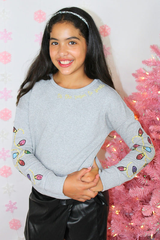 Christmas Lights Tis The Season Sweatshirt